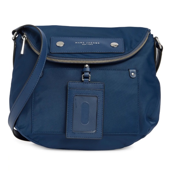 Marc Jacobs Handbags - Marc Jacobs Preppy Natasha Nylon Large Crossbody Bag - Azure